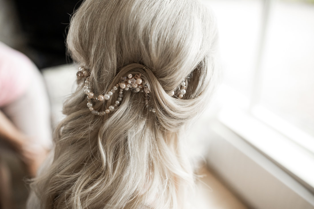 bespoke brides hair jewelry  