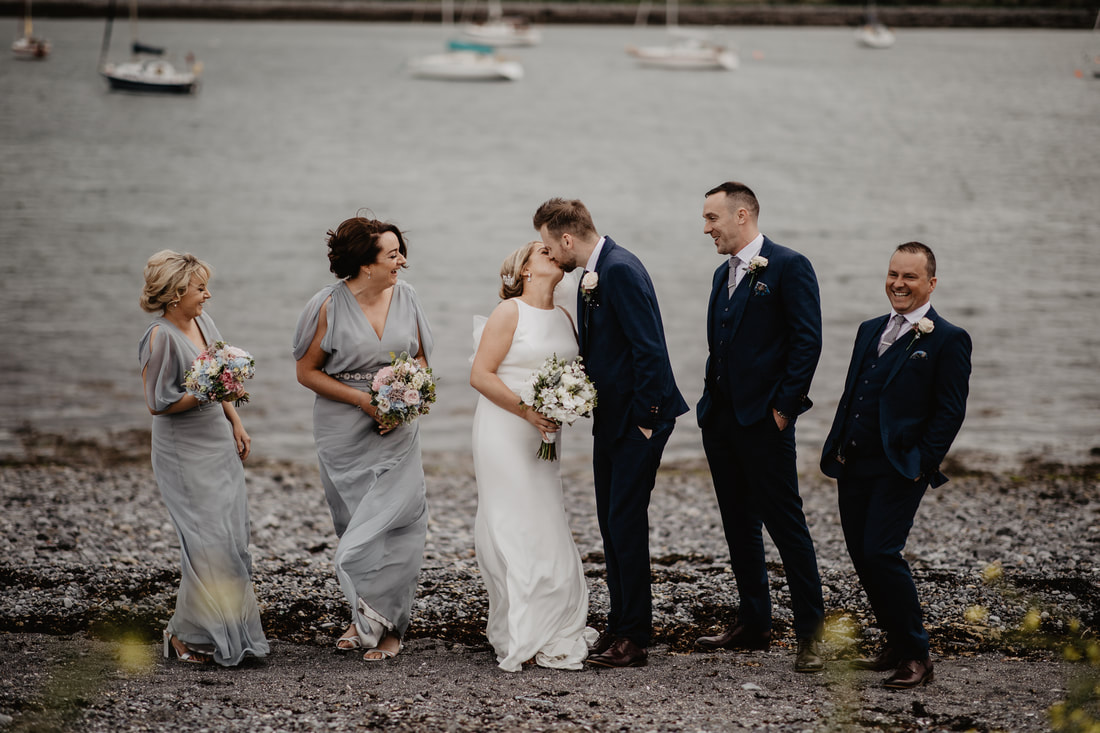 Bridal party shots in Galway