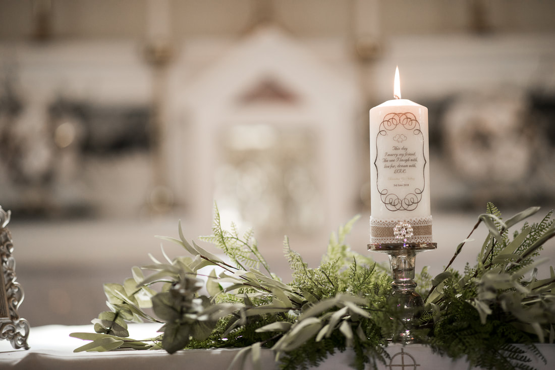 wedding candle, Ireland