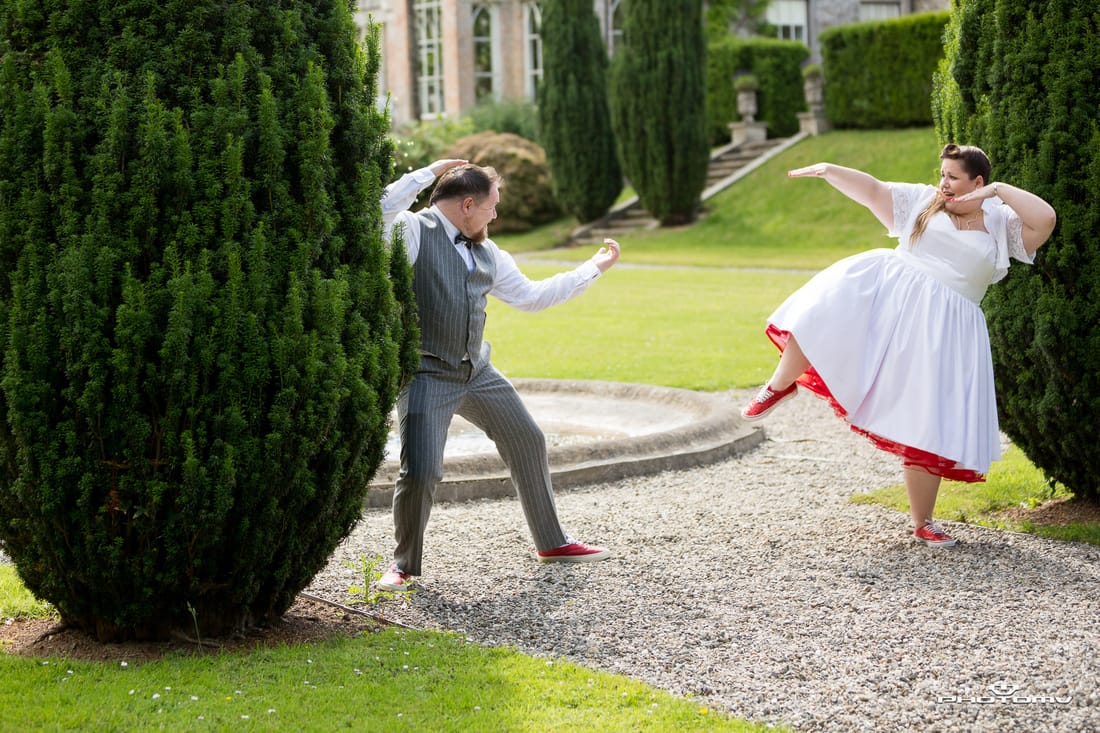 Kung fu at a wedding in Ireland