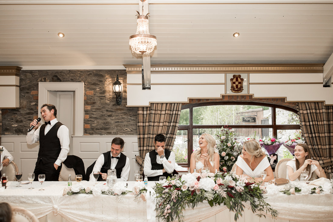 Wedding top table speeches