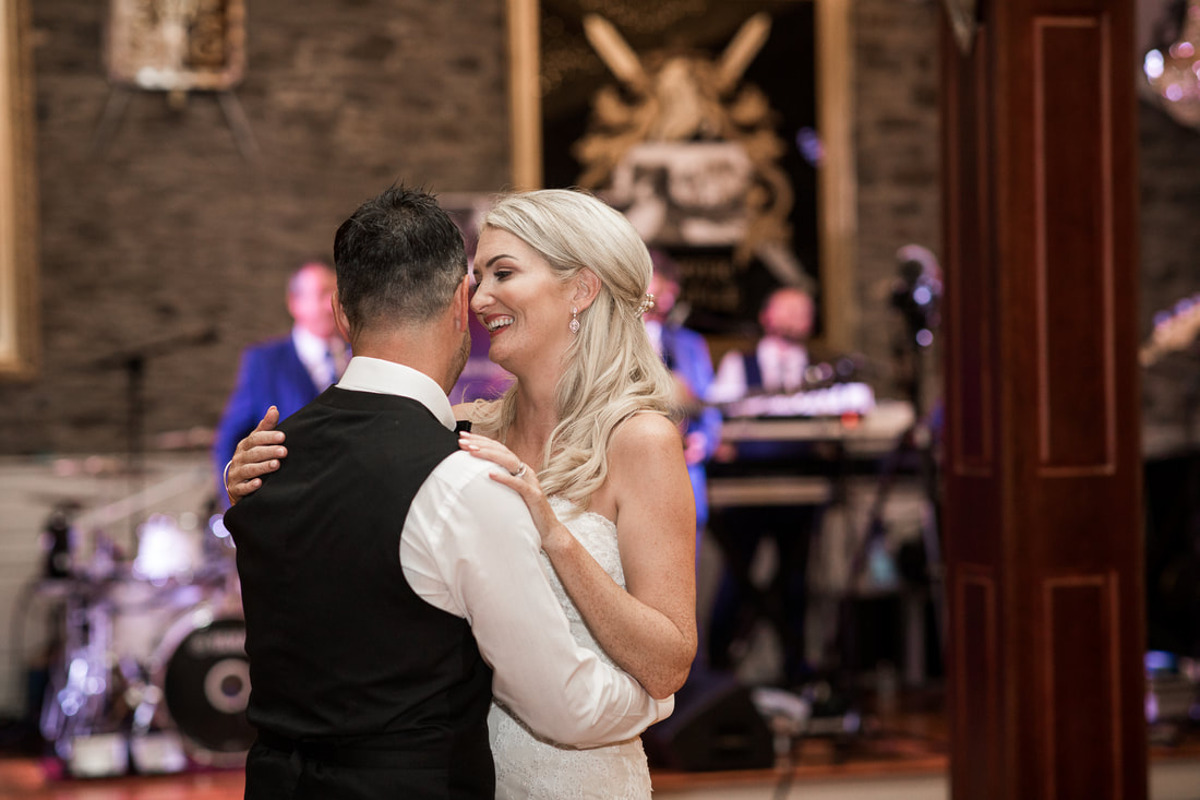 First dance at a wedding in Darver Castle