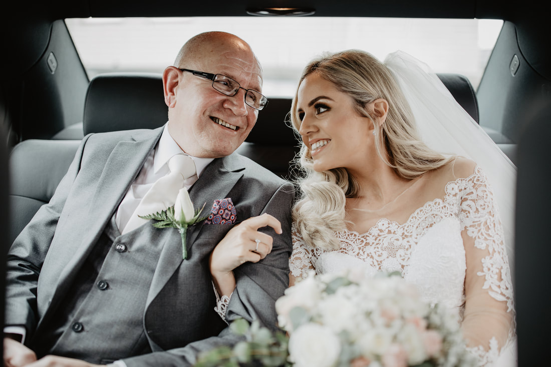 Daughter and a father,before she gets married. Wedding in Mallow, Co.Cork. Photogrpaher Mario Vaitkus