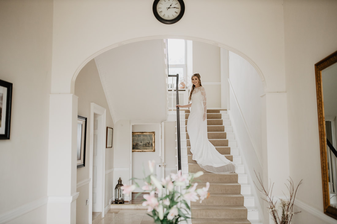Stairs and a bride