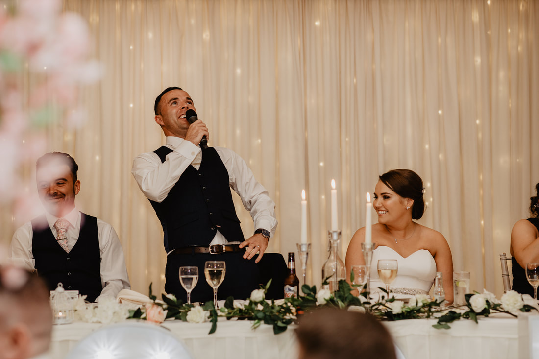 Wedding speeches. Wedding photographer in County Kildare Mario Vaitkus